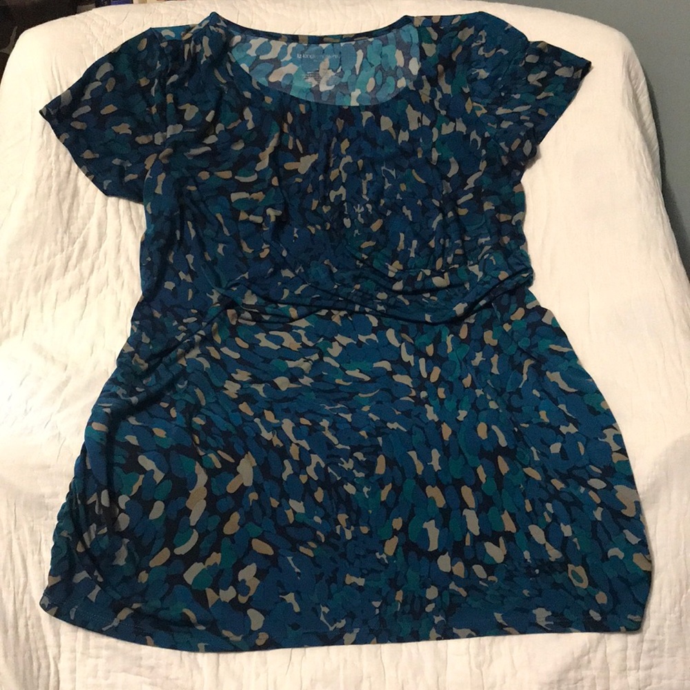 Liz Lange Maternity short sleeve blouse L